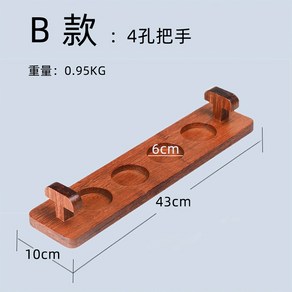 맥주 샘플러 쟁반 와인 크래프트 맥주잔 홀더 미니 나무 시음컵 우드 트레이, 1개