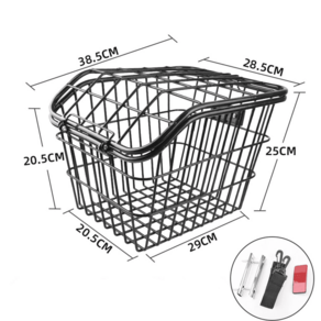 전기 자전거 바구니 짐받이 가방 킥보드 배달 백 라지, 옵션3, 1개