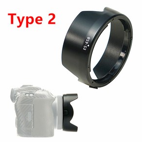 ES65B Bayonet 카메라 렌즈 후드 UV 필터 캐논 RF 50mm F1.8 STM EOS R RP R3 R5 R6 R7 R8 R10 호환, 03 TYPE 2, 1개