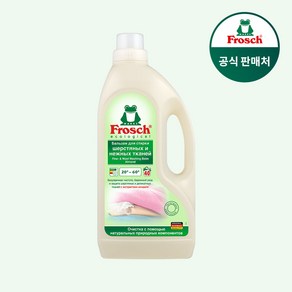 [매일 배송] 프로쉬 친환경 세탁세제 울&섬세물 1500ml 순하지만 강력한 얼룩제거, 1.5L, 1개