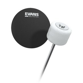 [심로악기] EVANS 에반스 EQPB1 베이스드럼 악세사리 에반스 플라스틱 싱글패치, 1개