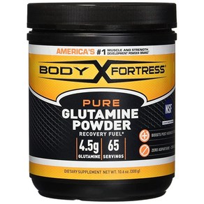 Body Fotess 순수 글루타민 파우더 300.5g(10.5온스), 1개, 300.5g