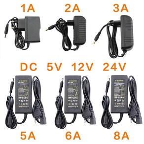 전원 공급 어댑터 AC DC 5V 6V 8V 9V 10V 12V 13V 14V 15V 24, 1.5V - 1A - EU Plug, 1개