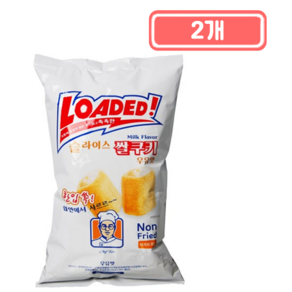 로디드 슬라이스 쌀쿠키 우유맛, 2개, 120g