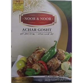 NOOR&NOOR 아차르 고쉬트 마살라 100g acha gosht Masala, 1개