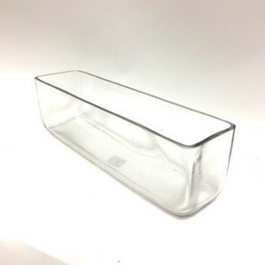 뉴 유리용기 유리꽃병 유리화병 유리 직사각유리 ( 30--9높이 11.5cm ) 직사각유리 유리용기 유리수반