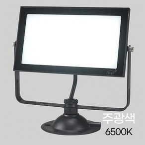 비츠온 LED 사각 투광기 50W 흑색 주광색 전구색