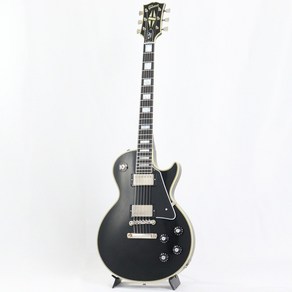 깁슨 Custom Shop 일렉트릭 기타 1968 Les Paul Custom Reissue Murphy Lab Ultra Light Aged Ebony Nickel Hardwar