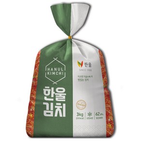 한울 묵은지 3kg 국산 배추 반찬 포장김치, 1개