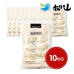 국내산 통영 숨굴 생굴 굴 튀김, 10개, 250g