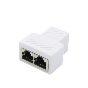 Coms 커플러 RJ45 2포트 분배기 8P8C STP BT226, 1개