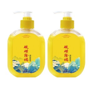 유황함유 목욕 세안 바디 여드름 피부개선 샤워 젤 워시, 400ml, 2개, 400ml