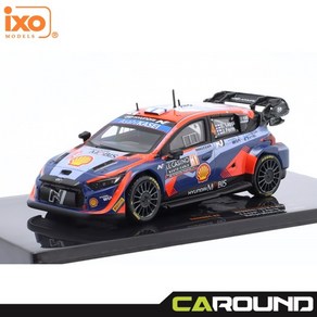 ixo 1:43 현대 i20 N Rally1 WRC No.44 2023 몬테카를로 랠리 - LAPPI/FERM (RAM884.22)