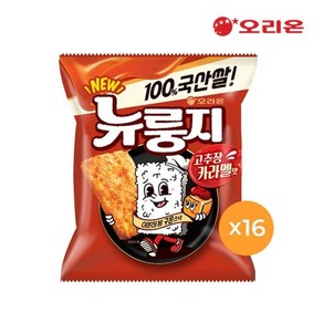 오리온 뉴룽지 고추장카라멜(105g) x 16개, 105g