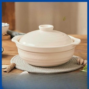 일본뚝배기 질냄비 무균열 전골 국솥 화덕 도나베 미백 유약 토기 0.8L