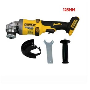 DEWALT 브러시리스 연삭기 전동 공구 충전식 무선 드릴 DCG414 연마기 125mm 150mm 100mm, [02] 125mm  No battey