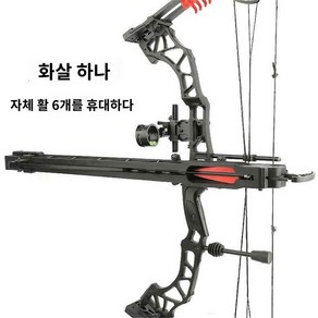 컴파운드 보우 기본형 사냥 개량궁 전문가용 양궁훈련, 화살조각+화살6개, 1개