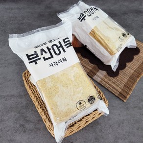 [부산어묵] 배진호쉐프 야채콕콕 사각어묵 4kg (1kgX4팩), 1kg, 4개