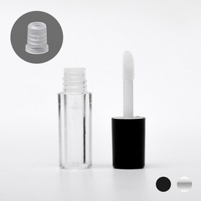 틴트공병 diy 립글로즈 미니 공병1.2ml, 02틴트공병실버-1.2ml, 1개