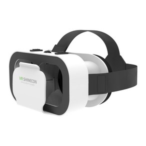 VR -shinecon -BOX 6.0 헤드셋 버전 가상 현실 3D VR 안경 헤드셋 컨트롤러 Google 판지 스마트 폰 베스트 Gif