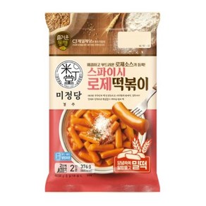 CJ 미정당 스파이시로제떡볶이 376g, 4개