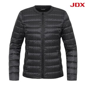 [[JDX] NC일산] 여성 JDX 23' F/W 잔 패턴 프린트 경량 덕 다운 점퍼 X2WDU7142BK