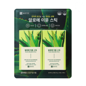 종근당건강 알로에 이뮨스틱 20g x 40포 코스트코, 1개, 800g