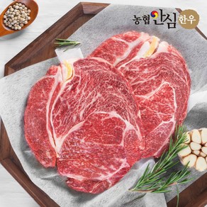 [농협안심한우] 1등급 한우 꽃등심 구이용 600g, 1개