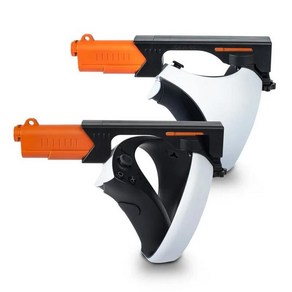 어깨 끈이 달린 VR 건스톡 PS VR2마그네틱 흡입 컨트롤러 건 다양한 게임 피스톨 PSVR2 액세서리, [02] Type 1-Black, 1개