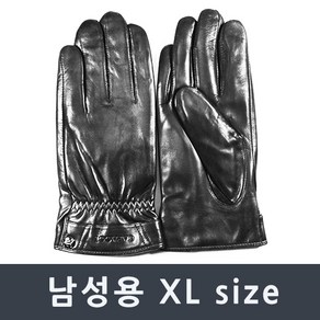 CAPACCI 가파치 양피 블랙 남성 가죽장갑 큰손 큰사이즈 장갑 XL