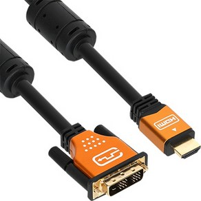 NETmate HDMI to DVI Gold Metal 케이블 2m, NM-HD02GZ