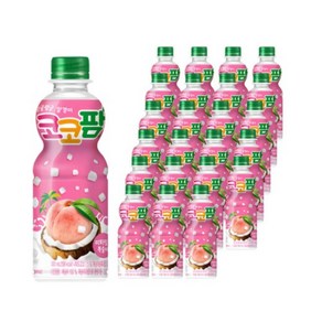 코코팜 피치핑크 복숭아 300ml, 12개