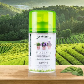 묻따 화장실 타이머 방향제 자동 분사기 실내용 업소용, 280ml, 15개, 라벤더