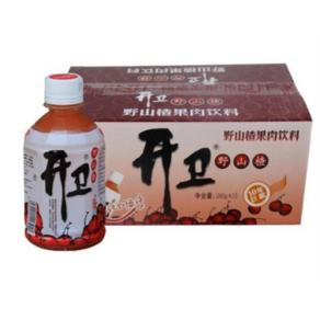 호호중국식품카이워이소싼자열매음료중국음료280ml, 280ml, 1개