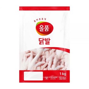 올품 뼈있는 통닭발 1kg x 10개 손질 생닭발 냉장, 1. 뼈있는닭발 1kg x 10봉