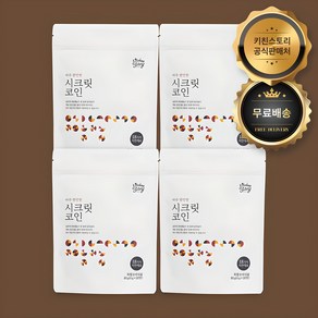 빅마마 시크릿코인 편안한맛, 80g, 4개