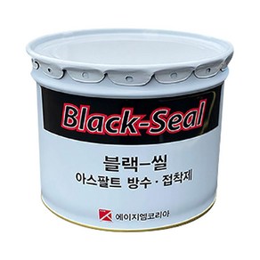 에이지엠 블랙씰 이음매 접착제 10kg 롤슁글 이음매 접착, 1개