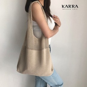 카라 KARRA 하프펀칭니트숄더백