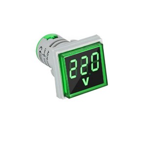 호환 전압 테스터 50 500V 디지털 LED 스크린 전압계 모니터 검출기 용 사용, [03] Blue, 1개