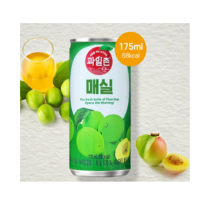 과일촌 매실드링크 175ml x 60캔, 60개