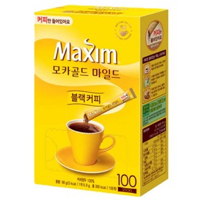 맥심 모카골드 마일드 블랙 커피믹스, 0.9g, 100개입, 1개