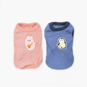 [XXS-XS] 유치원가자 아가옷 애견의류 아기강아지옷, 1개, 노랑가방펭귄