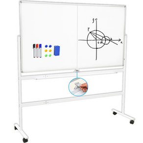 화이트보드 대형 화이트 보드 자석 화이트 보드 화이트보드+이동식스탠드