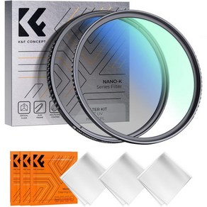 KF Concept 케이앤에프 컨셉 77mm UV CPL 렌즈 필터 키트 18중 코팅 원형, 52mm