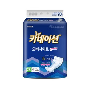 카네이션속기저귀 오버나이트 6회분 28매5팩 총140매