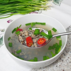 하동 섬진강 재첩국, 500g, 10개
