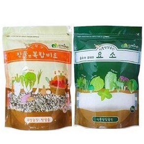 복합비료(1kg)/고농도 요소비료(1kg) 주말농장 텃밭비료, 1000g, 1개