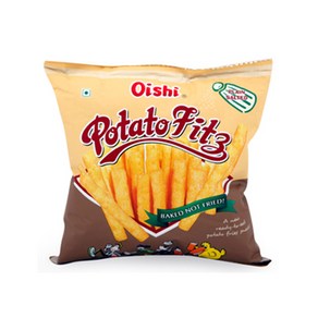 OISHI POTATO FRIES PLAIN SALTED, 50g, 1개