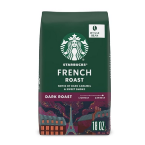 스타벅스 프렌치 로스트 홀빈 다크로스트 커피 원두 Stabucks Whole Bean Coffee Fench Roast Dak Roast Coffee, 1개, 510g, 홀빈(분쇄안함)