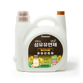 컨센서스 고농축 순한 섬유유연제 베이비로션 5.4L, 1개